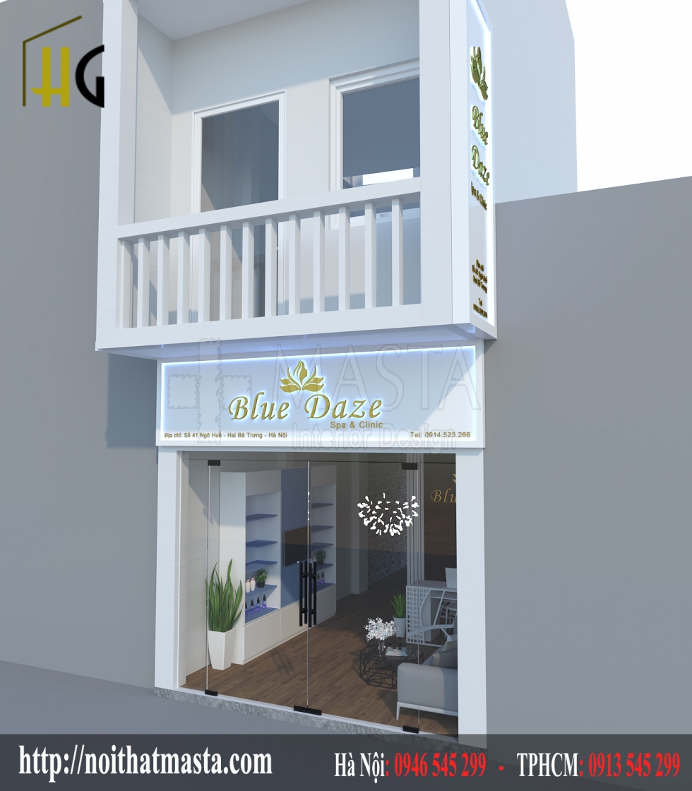 thiet ke bang hieu spa hop phong thuy 2