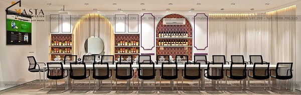 Không gian Beauty Spa thoải mái, rộng rãi đáp ứng đủ nhu cầu chăm sóc và làm đẹp