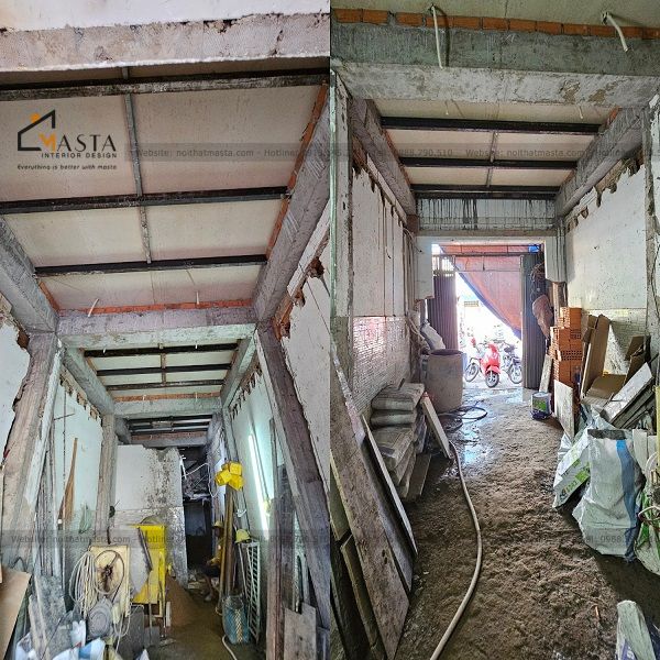 Hiện trạng trước khi thiết kế cửa hàng đồ chơi Kiến Thủy