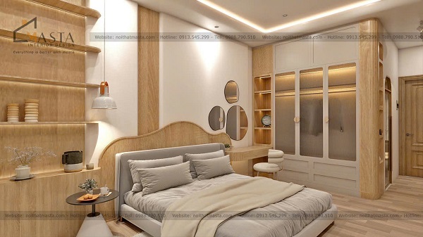 Nội thất căn hộ anh Đạt, HCM sử dụng màu sắc trung tính nhẹ nhàng