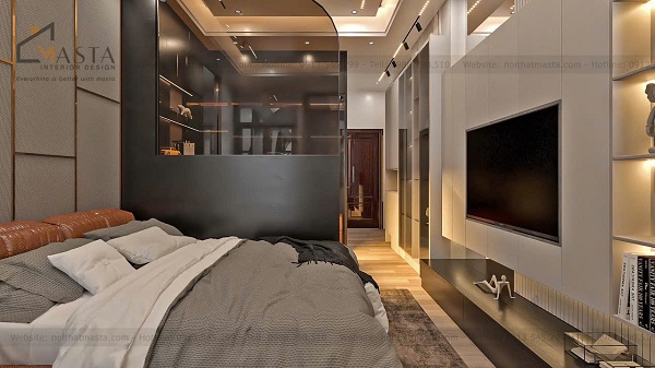 Thiết kế nội thất căn hộ chị Vân, Sóc Trăng phong cách hiện đại