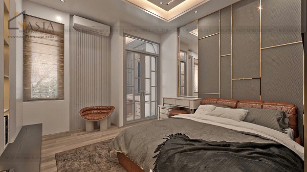 Thiết kế nội thất căn hộ chị Vân, Sóc Trăng phong cách hiện đại