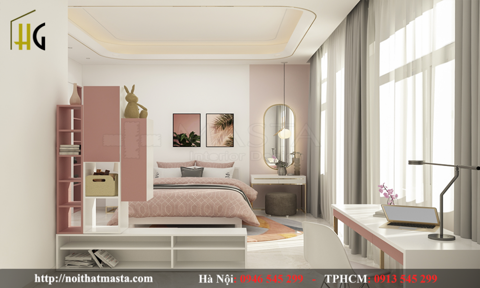 thiết kế nội thất căn hộ chung cư 9