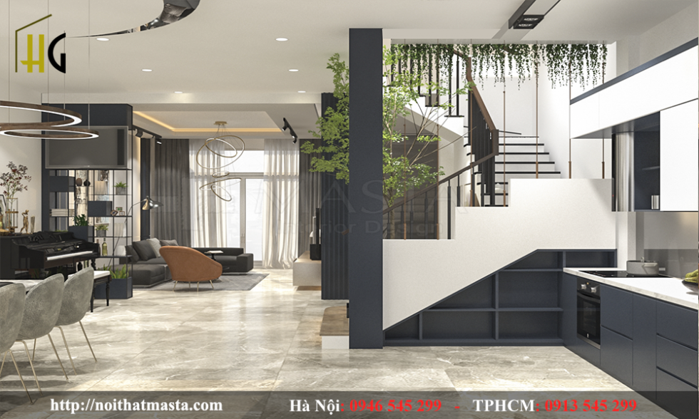 thiết kế nội thất căn hộ chung cư 5