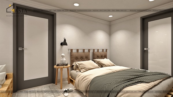 Lựa chọn giường gỗ để giúp không gian trở nên cân bằng và bắt mắt hơn