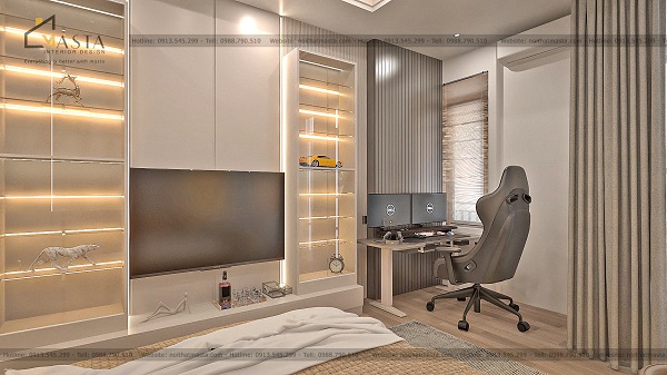 Không gian làm việc của nhà ở Lê Phát, Cần Thơ