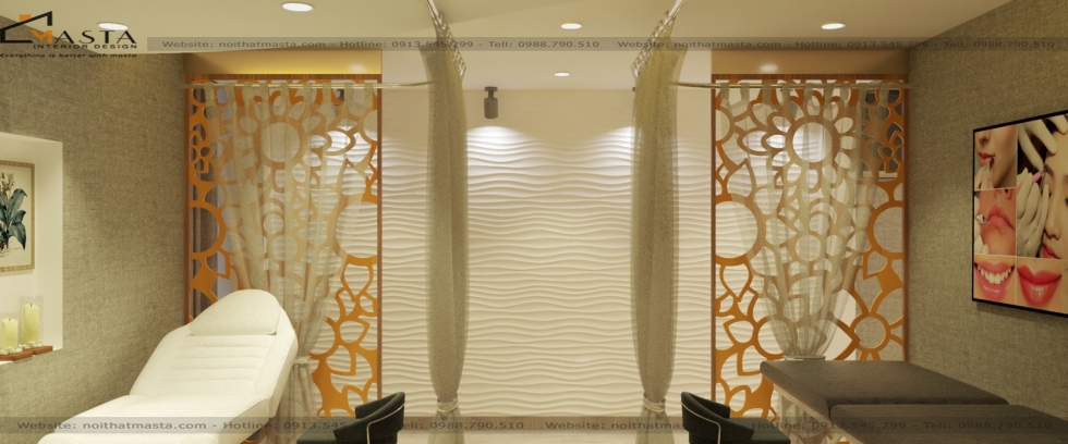 Thiết kế nội thất spa - Chị Tâm - Q. Tân Phú - TP. HCM