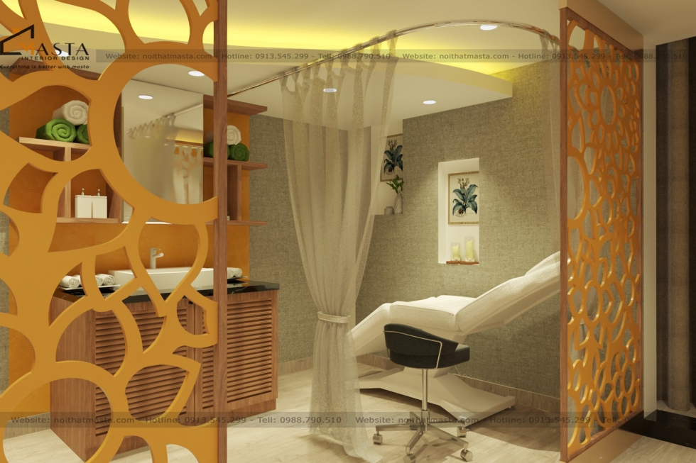 Thiết kế nội thất spa - Chị Tâm - Q. Tân Phú - TP. HCM