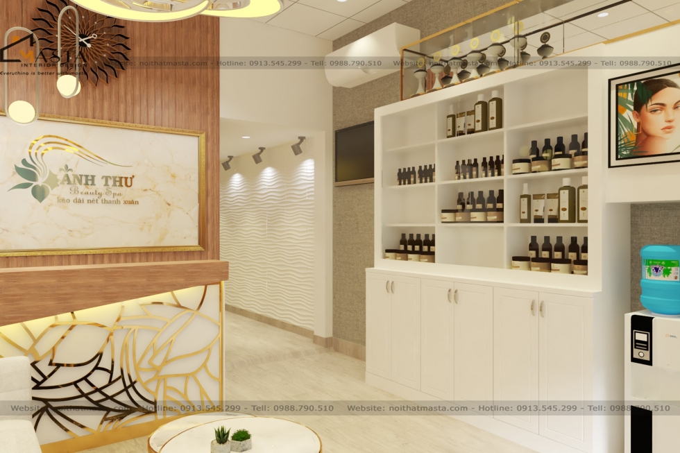 Thiết kế nội thất spa - Chị Tâm - Q. Tân Phú - TP. HCM