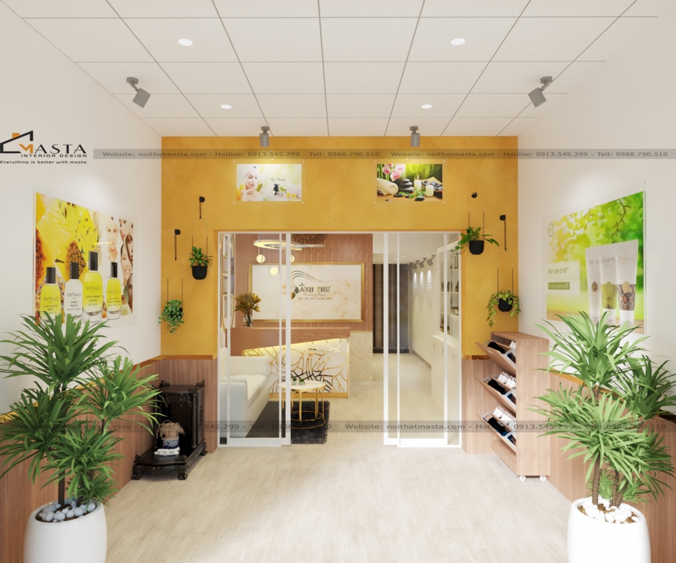 Thiết kế nội thất spa - Chị Tâm - Q. Tân Phú - TP. HCM