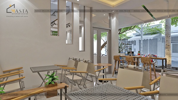 Hạn chế sử dụng vách ngăn để tạo không gian coffee mở