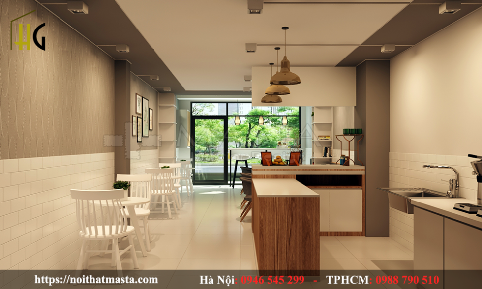 thiết kế quán cafe đẹp
