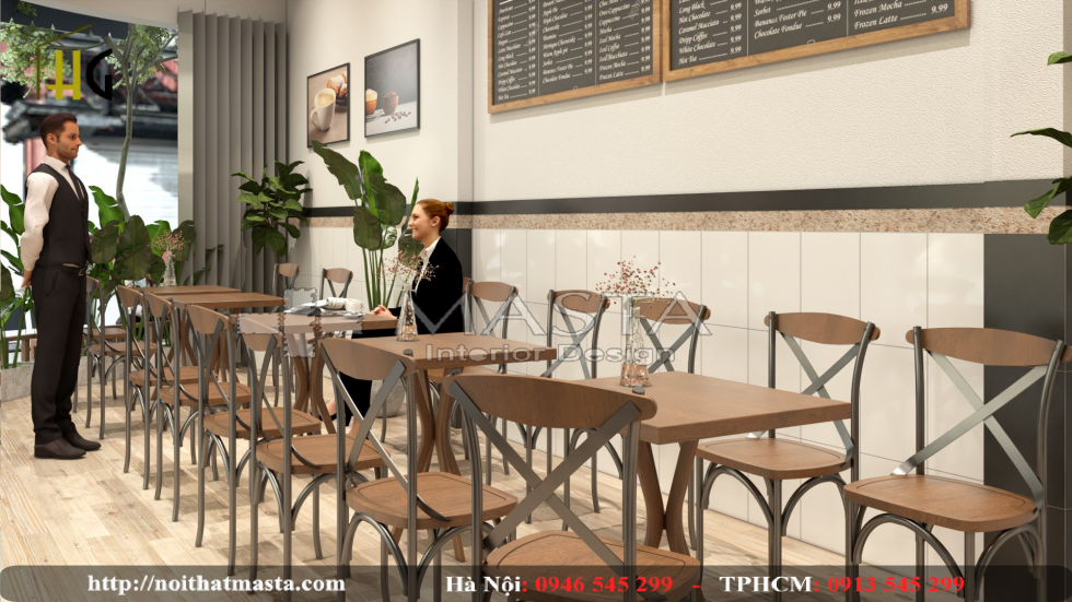 Thiết kế quán ăn kết hợp cafe- Sóc trăng