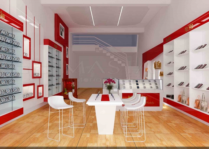 Hình ảnh thiết kế shop điện thoại anh Hà- Hưng Yên
