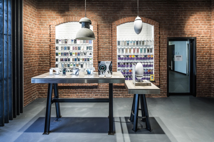 Thiết kế shop điện thoại vintage