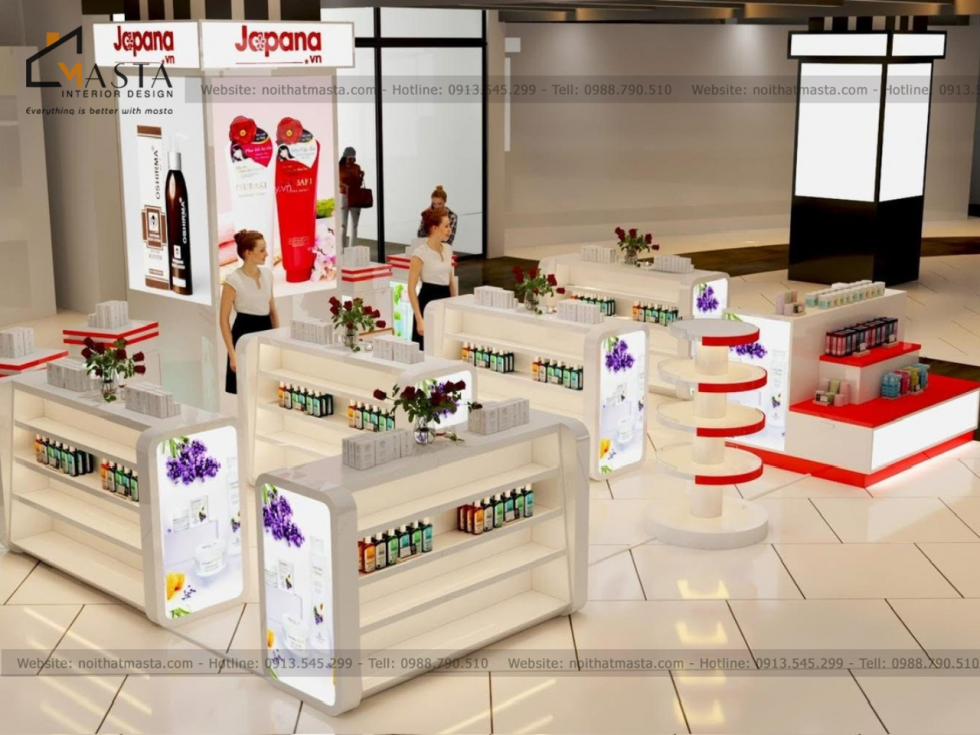 Khu vực giới thiệu sản phẩm của Japanna