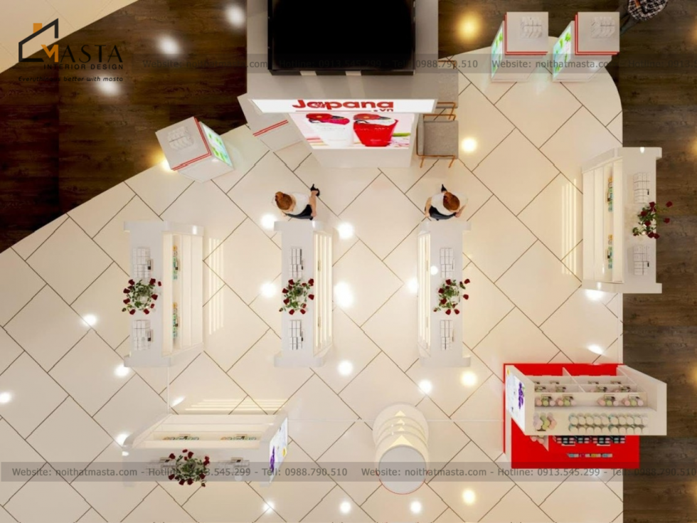 Thiết kế shop mỹ phẩm Japanna