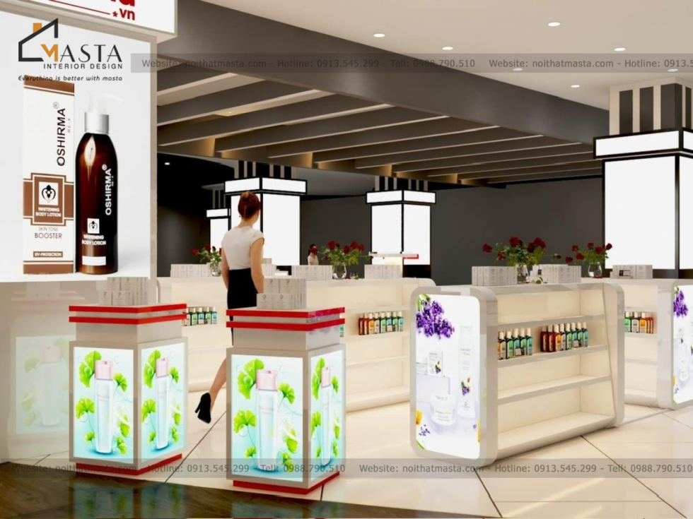 Thiết kế shop mỹ phẩm Japanna
