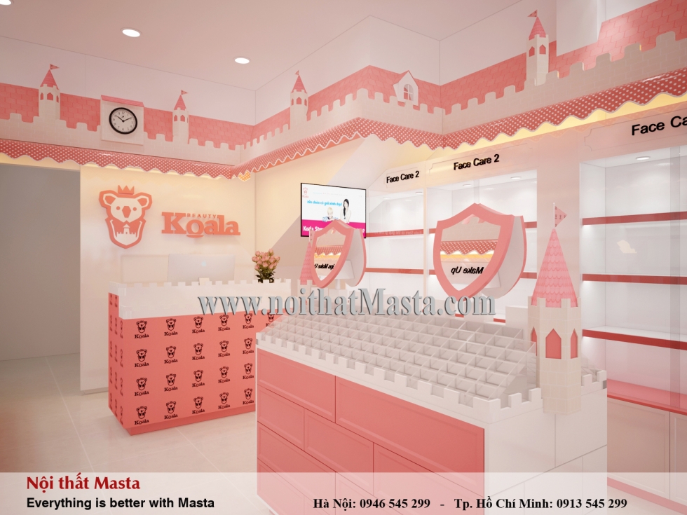 thiet ke shop my pham mau hong 2