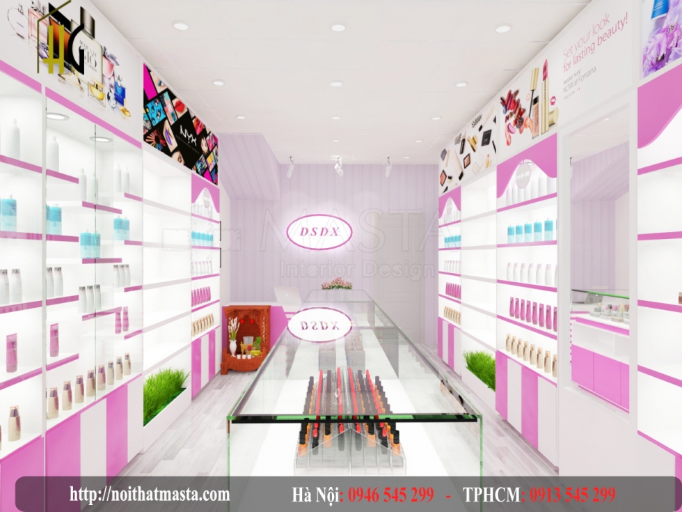 thiet ke shop my pham mau hong 5