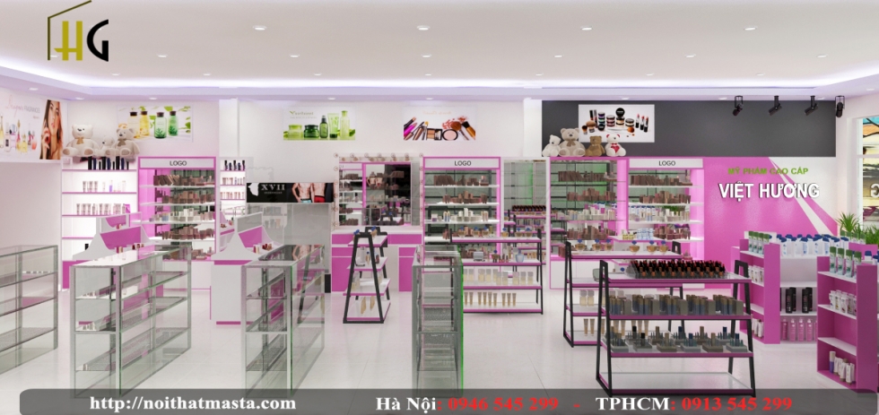 thiet ke shop my pham mau hong 7