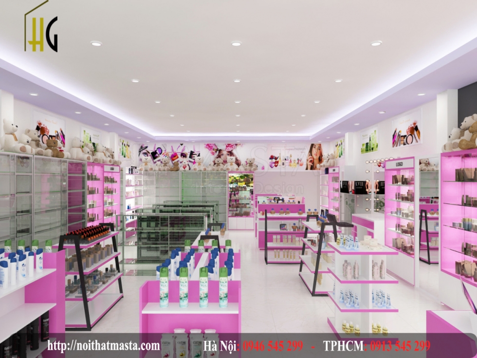 thiet ke shop my pham mau hong 8