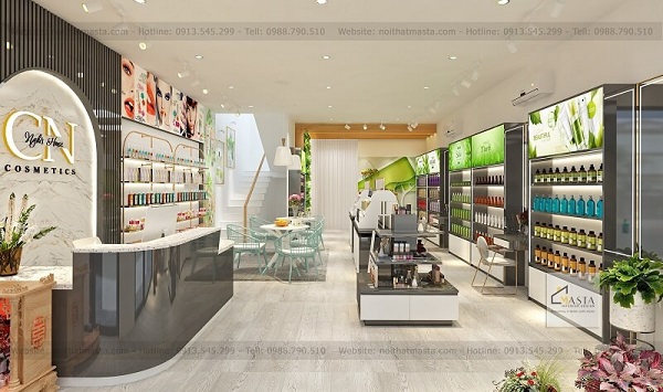 Lợi ích khi thiết kế shop mỹ phẩm phong cách Hàn Quốc