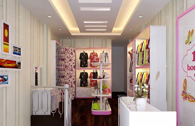thiet ke shop thoi trang tai nha