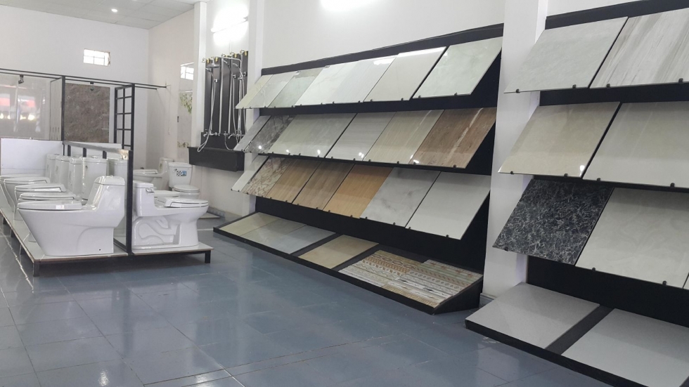 Thiết kế nội thất showroom Gạch Men - Gạch ốp lát