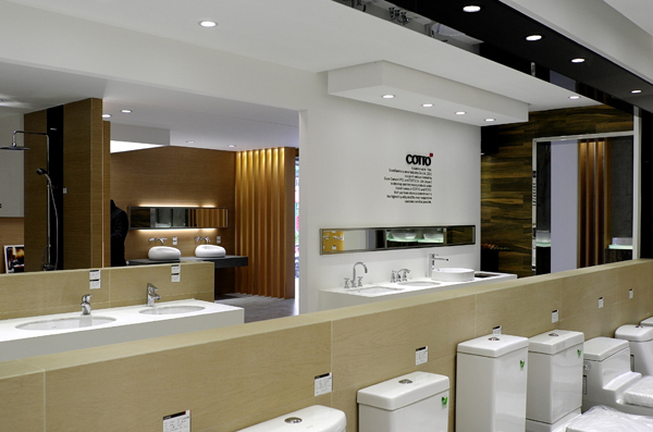 Thiết kế showroom thiết bị vệ sinh sang trọng hiện đại