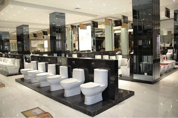 Thiết kế showroom thiết bị vệ sinh sang trọng hiện đại