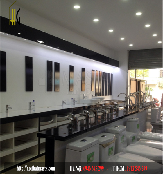 thiết kế showroom thiết bị vệ sinh 2