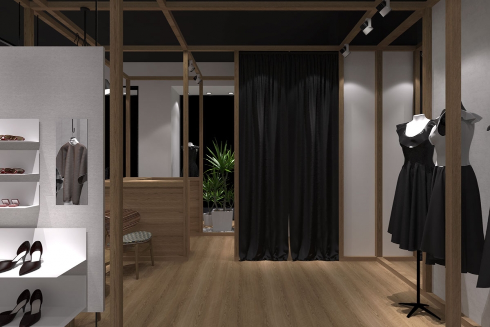 Thiết kế showroom thời trang nữ cao cấp cực sành điệu