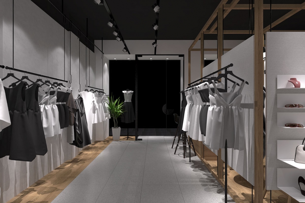 Thiết kế showroom thời trang nữ cao cấp cực sành điệu
