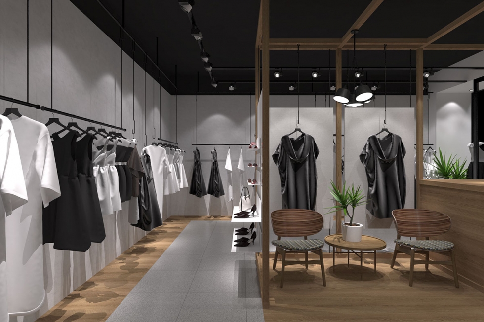 Thiết kế showroom thời trang nữ cao cấp cực sành điệu