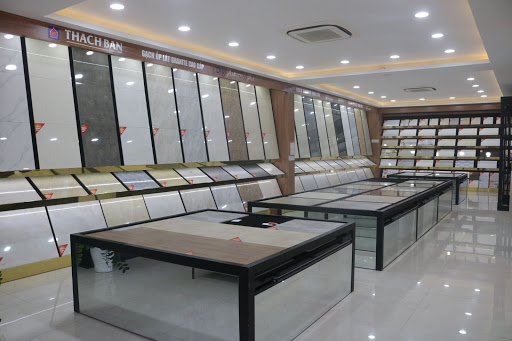 Thiết kế nội thất showroom trưng bày gạch ốp lát cực đẹp