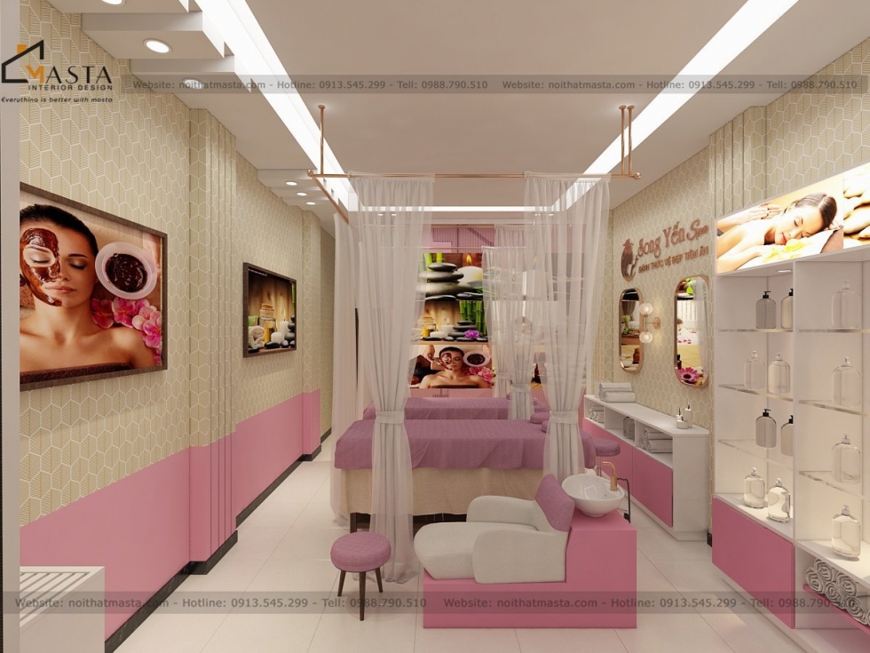 Thiết kế nội thất Spa - Bạc Liêu