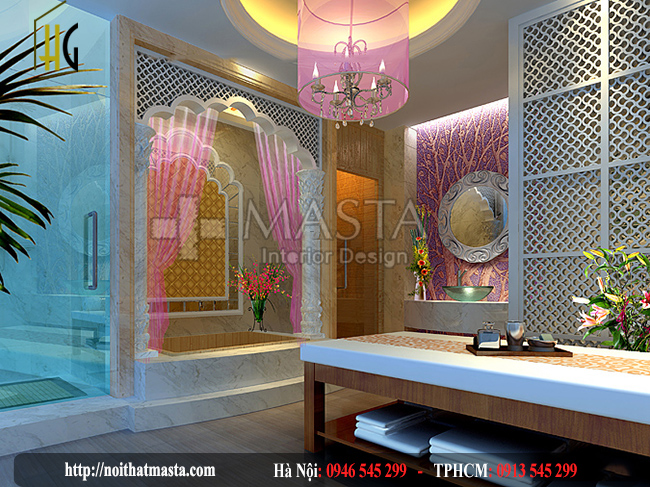 thiet ke spa mau hong 6
