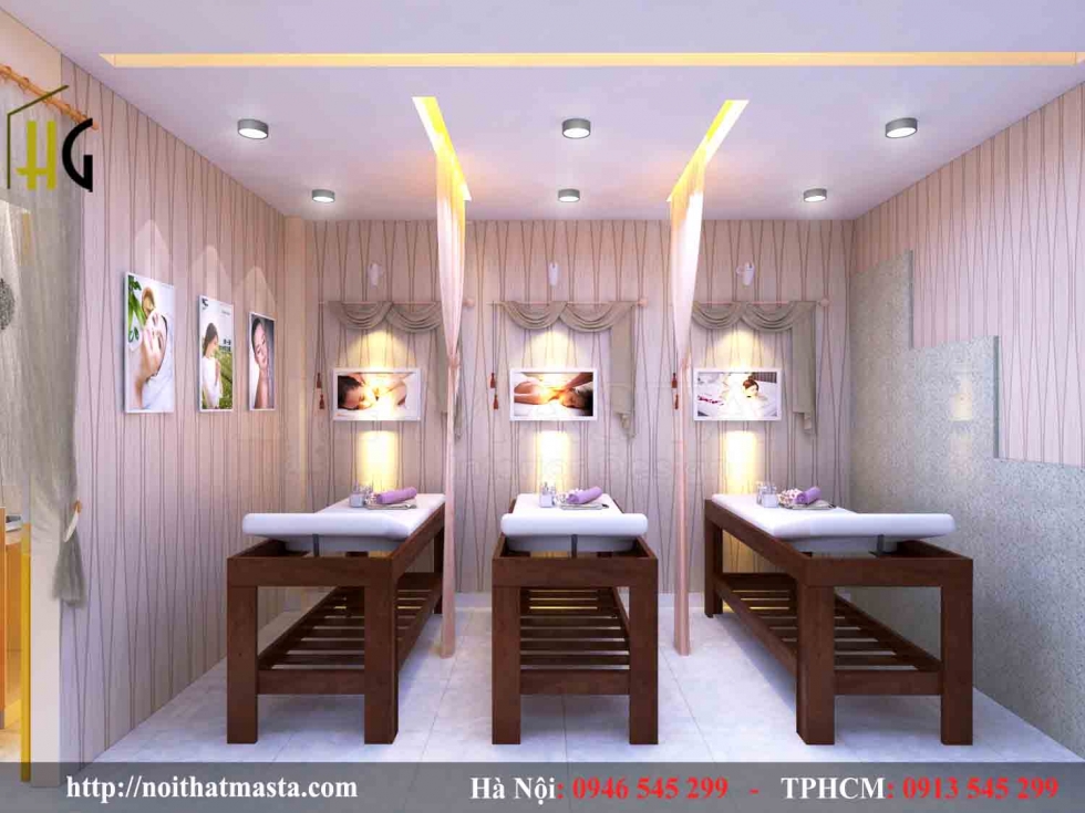 Thiết kế spa nhỏ đẹp khởi đầu cho bước đường thành công của bạn