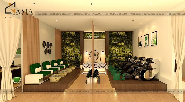 Phối cảnh 3D thiết kế spa Mommy, Tân Bình