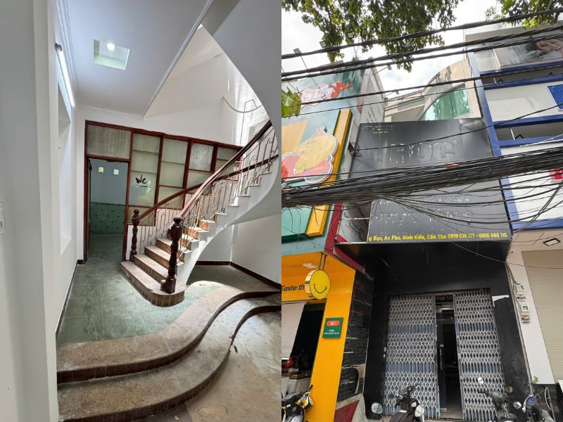 Hiện trạng trước khi thiết kế của tiệm trang sức bạc An, Cần Thơ