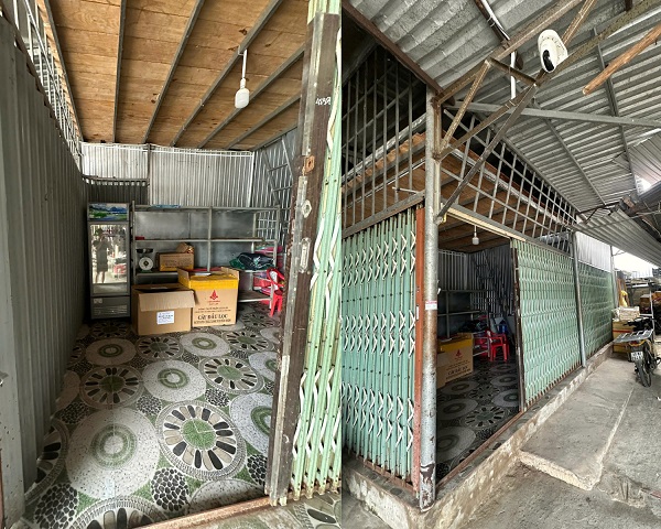Hiện trạng trước khi thiết kế tiệm bạc Mỹ Kim, Cà Mau