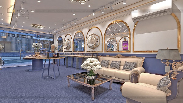 Bố trí ghế sofa, bàn trà để tiện cho việc tiếp khách