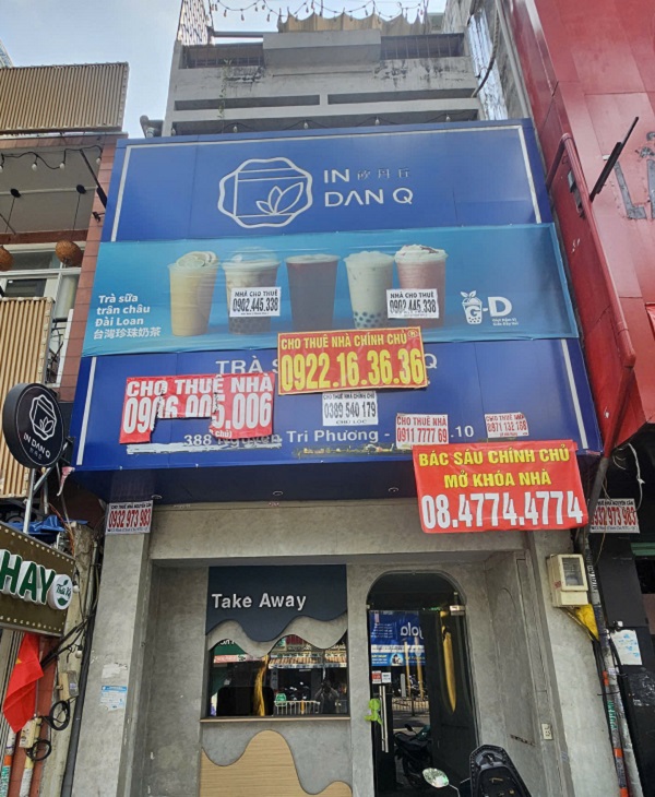 Hiện trạng trước khi thiết kế tiệm trang sức Phong Thuỷ King Jades