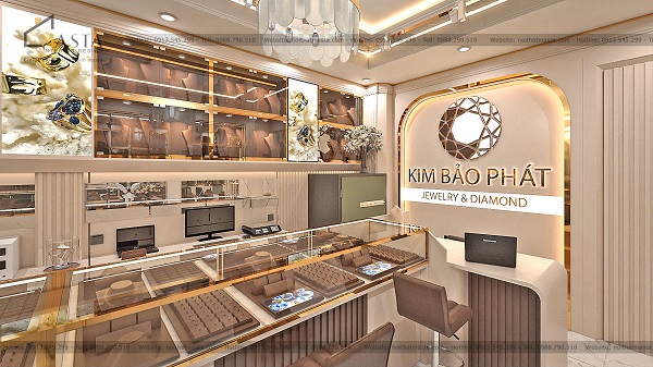 Sử dụng viền vàng gold để làm background logo, tăng độ nhận diện thương hiệu