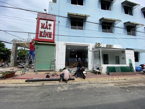 Hiện trạng trước khi thiết kế tiệm vàng Kim Mai