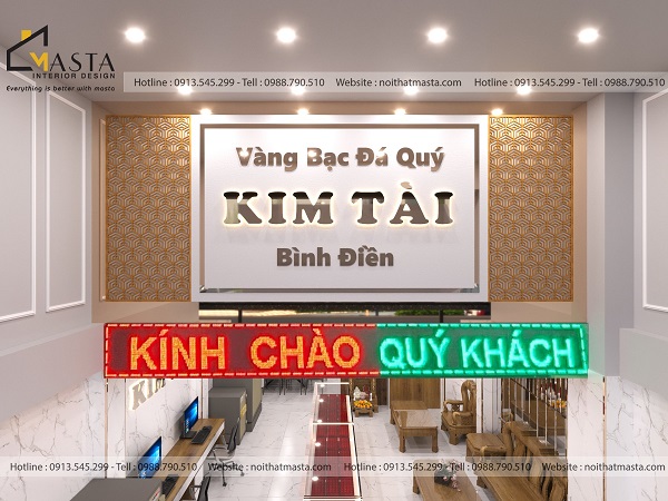 Bố trí bảng hiệu chữ đèn LED nổi bật, tăng độ nhận diện thương hiệu