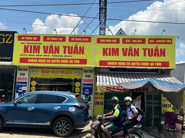 Hiện trạng trước khi thiết kế tiệm vàng Kim Vân Tuấn, Đồng Nai