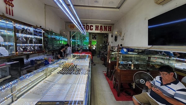 Hiện trạng trước khi thiết kế tiệm vàng Ngọc Hạnh 