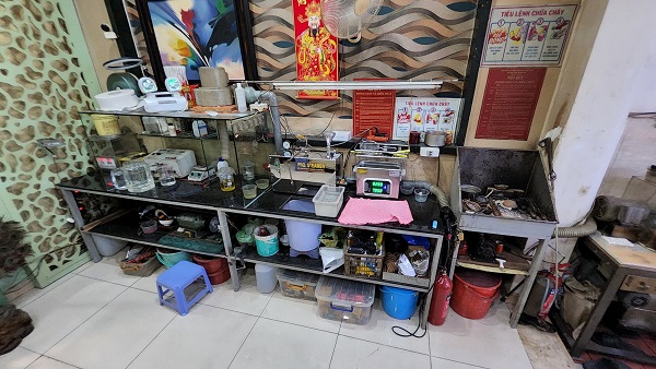 Hiện trạng trước khi thiết kế tiệm vàng Ngọc Hạnh 